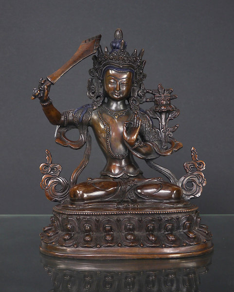 MANJUSHRI auf Lotosthron