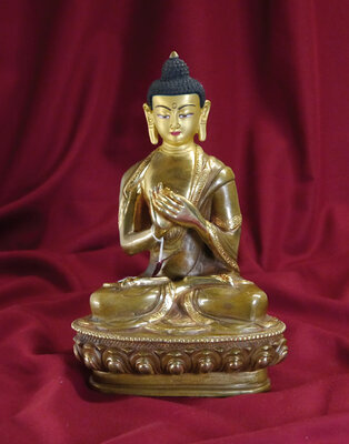 VAIROCHANA, teilvergoldet, 20 cm