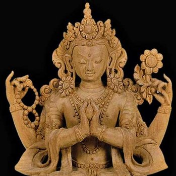AVALOKITESHVARA - Holzkunst aus Nepal